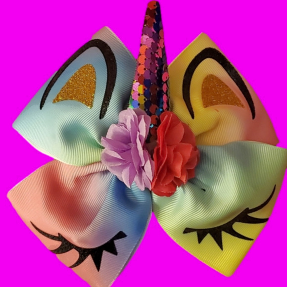 Other - Unicorn fantasy hair bow